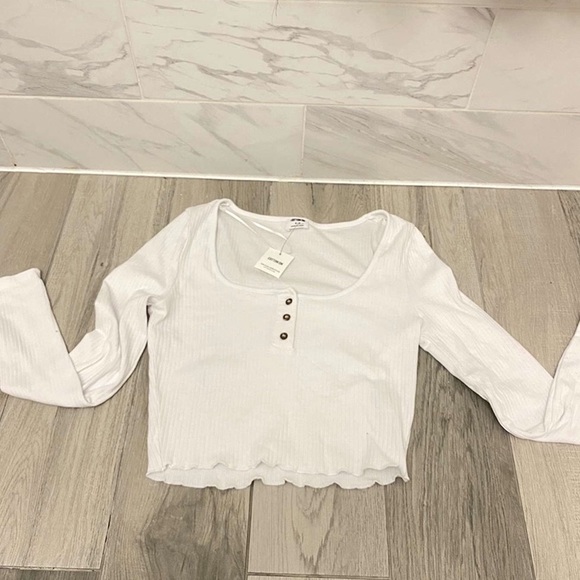 Long sleeve crop top - Picture 1 of 2